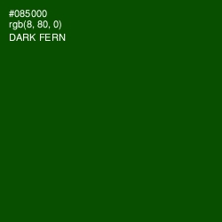 #085000 - Dark Fern Color Image